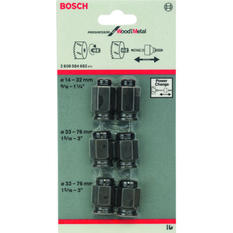 Adaptadores de transición Bosch 14 30 mm 32 210 mm