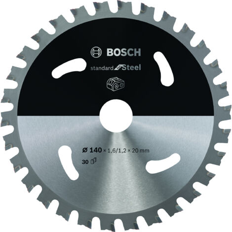Disco de sierra circular standard for steel para sierras sin cables 140 x 16/12 x 20 t30 (1/5)
