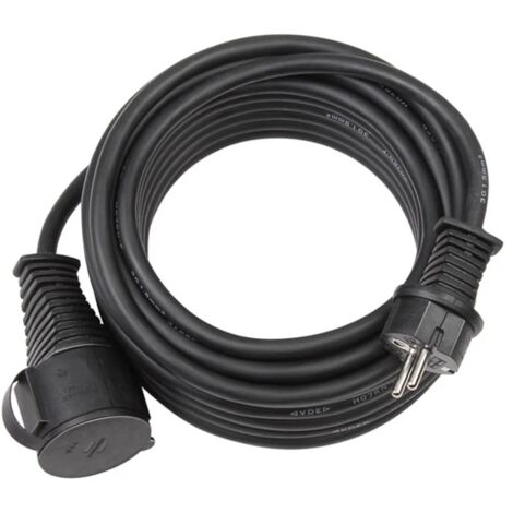 Brennenstuhl 1167820 Cable de extensión IP44 negro - H07RN-F 3G1.5 - 25m