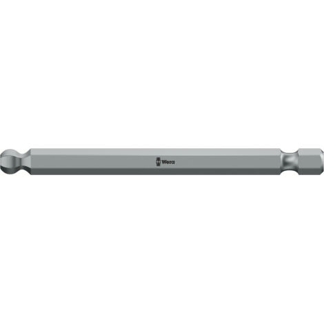 WERA 05059680001 PUNTAS CON BOLA HEXAGONAL 842/4-3,0 X 89 MM, PLATA, SIZE