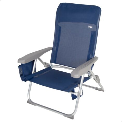 Aktive Silla Plegable Slim Azul Marino Confortable