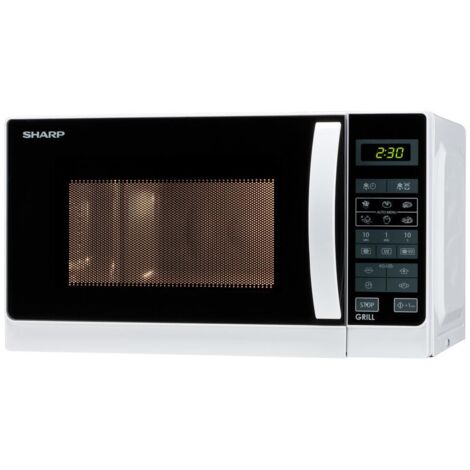 Microondas combinado Sharp R-642 WW blanco 20 litros