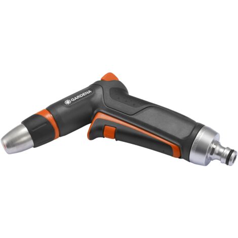 GARDENA Set pistola de riego metálica de jardín y limpieza multifunción Premium con conector de riego (18306-20)
