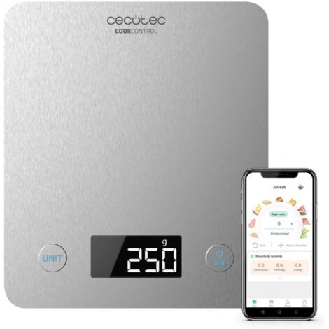 Báscula de cocina Cecotec Cook Control 10000 acero inoxidable 5 kg (1/5)