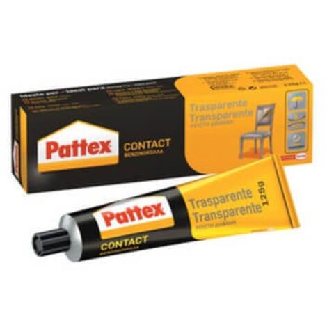 Adhesivo Transparente Pattex Gr.125 Cuero Cuero Madera Papel Cartón Fieltro Corcho