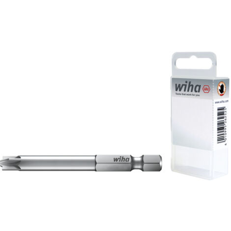 Wiha Bit Professional 70 mm PlusMinus/Pozidriv 1/4" E6,3 en caja 2 unid. (36082) (1/2)