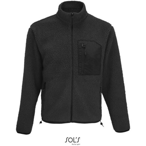 Cazadora Unisex Sherpa SOL'S FURY 3XL Gris carbón / Negro (1/3)