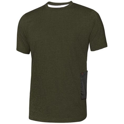 T-shirt de trabajo U Power Road slim-fit - XL - Verde militare
