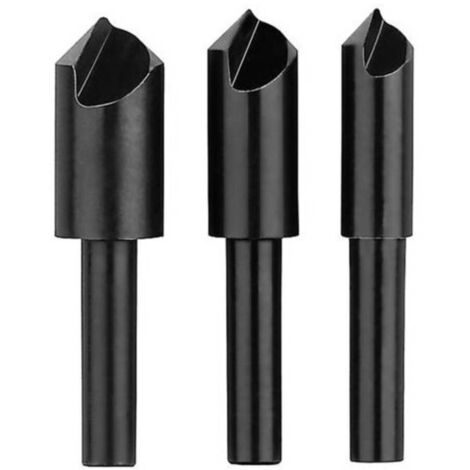 Bosch Professional 3x Set de Brocas Avellanadoras (Madera, Plástico, Metales no Férreos, 90°, Ø 8/10/12 mm, Accesorios para Taladros Rotativos) (1/4)