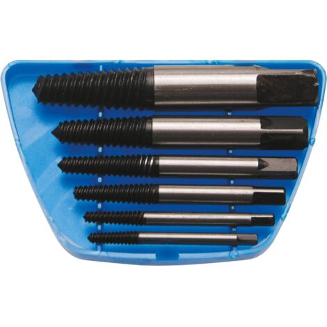 Juego de extractores de tornillos tamaño 1 - 6 6 piezas