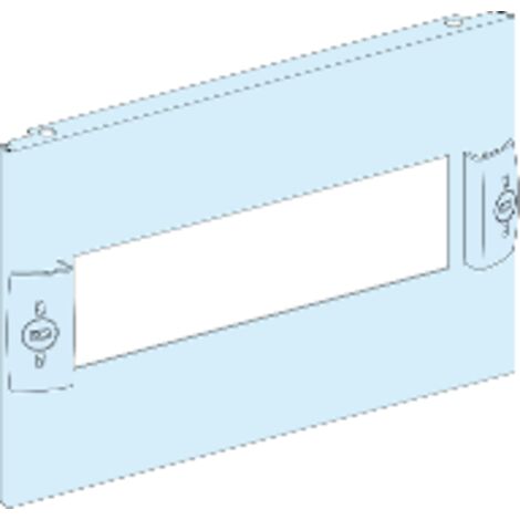 PrismaSeT G Active - Plastron modulaire découpé - 4M - L300-RAL9003 - LVS03214