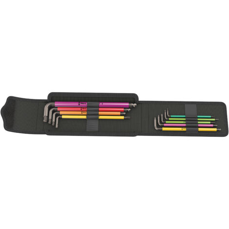 Wera 05004173001 Juego de llaves Allen métricas 9 piezas multicolor (1/5)