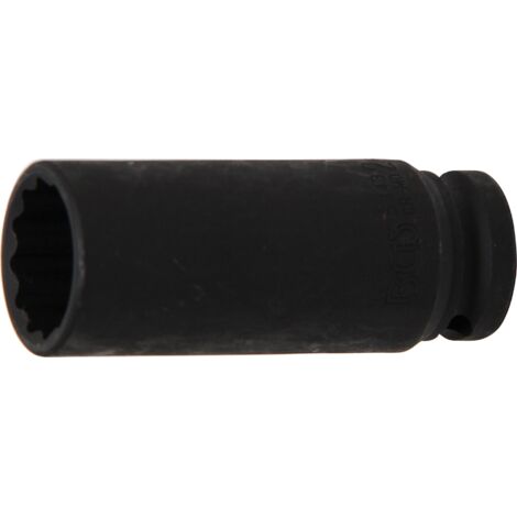 Llaves de vaso impacto 12 caras, largo  entrada 12,5 mm (1/2")  24 mm