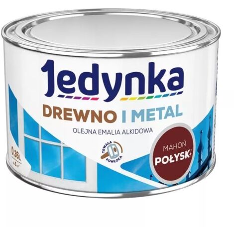 ESMALTE ALQUÍDICO PARA MADERA Y METAL CAOBA 0.36L - 5EMAL.MAH0.4