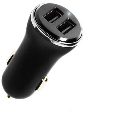 Otras Accesorio Compatible - Cargador de Coche Dual Supertouch 2X USB-A con Cable Tipo USB-C Negro (1/4)