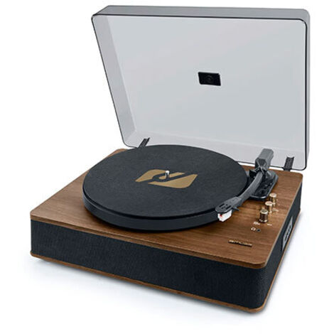 Giradiscos HiFi Tocadiscos Automático MUSE MT-106 BT WOOD Bluetoo