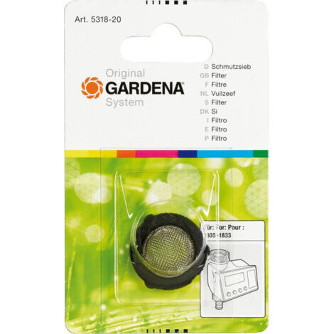 Filtro para temporizadores y bombas automáticas de riego GARDENA