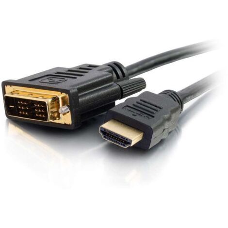 C2G Cable de vídeo digital HDMI a DVI-D de 2 m - Adaptadores de cable de vídeo (2 m, HDMI, DVI, 1 pieza(s)) (1/5)
