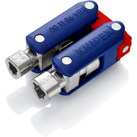 KNIPEX 00 11 06 V03 Llave para armarios de control "DoubleJoint“ 62 mm