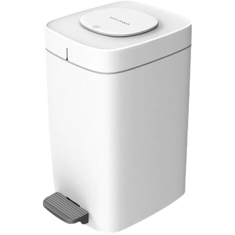 Papelera cubo de basura 15 l cuadrado con pedaincluye 30 bolsas de basura. (1/5)