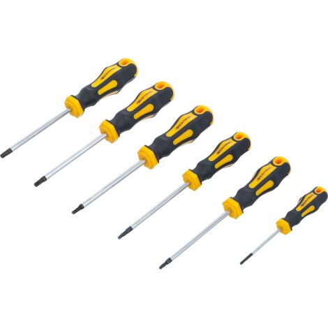 Juego de destornilladores perfil en T (para Torx) T10 - T30 6 piezas (1/3)