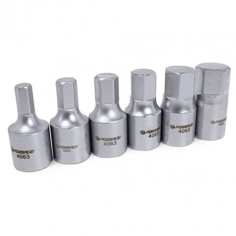 Llaves de tubo hexagonales para tapones, 6 uds. (1/5)