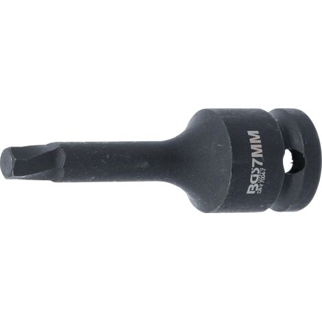 Extractor de tornillos  entrada 12,5 mm (1/2")  para el casquillo hexagonal defectuoso 7 mm