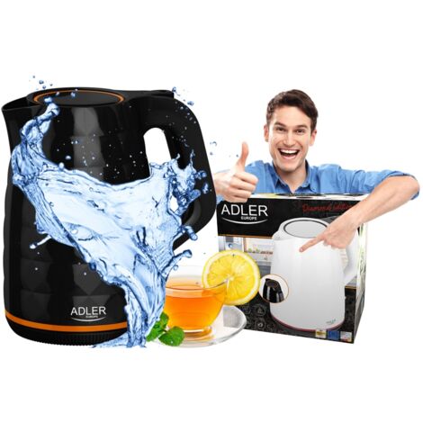 HERVIDOR ELÉCTRICO INALÁMBRICO 1.7L 2200W FILTRO APAGADO AUTOMÁTICO ADLER  1277b d.C. (1/5)