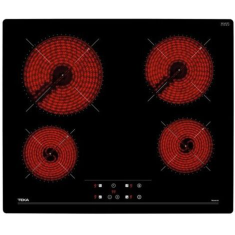 Teka TB PRO 6415 - Vitroceramica Independiente Radiantes 4 Zonas Coccion Ancho 60 Cm