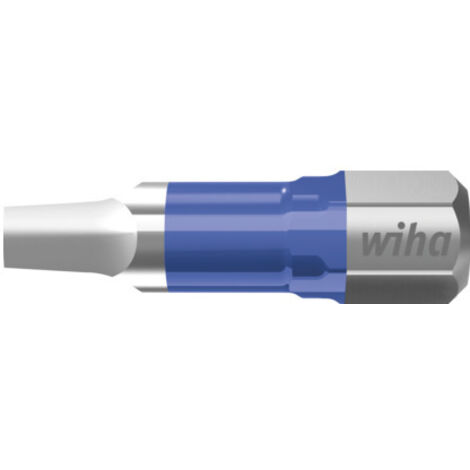 Wiha Juego de bits, bit T de 25 mm cuadrado (2), de 5 unid., de 1/4" C6,3 en caja (41622) (1/5)