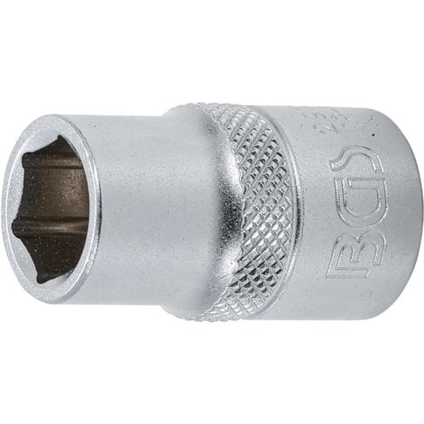 Llave de vaso hexagonal entrada 12,5 mm (1/2") 13 mm