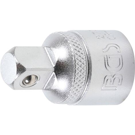 Adaptador de llave de vaso  cuadrado interior 12,5 mm (1/2") - cuadrado exterior 10 mm (3/8")