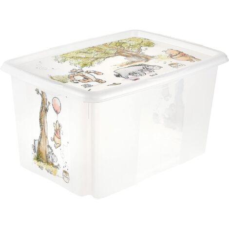 Caja de almacenamiento winnie pooh 55,5 x 40 x 30, translúcido (1/5)