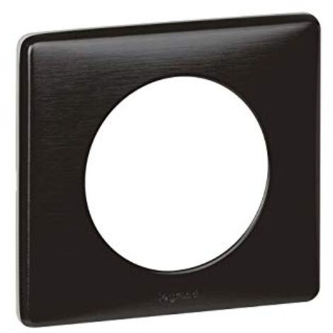 Legrand 068981 - Placa Céliane - metal - 1 posición - Carbono