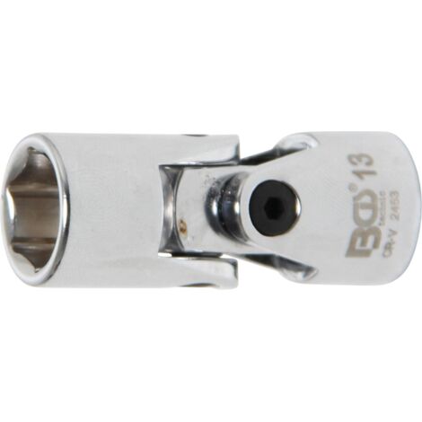 Articulación cardánica hexagonal  entrada 10 mm (3/8")  13 mm