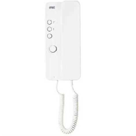Miro' citophone con llave de apertura y llave suplementaria color blanco 1150/1