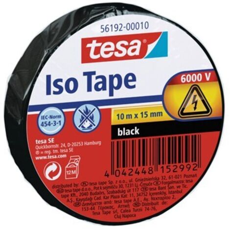 Cinta adhesivo blanco 10m x 15mm (por 10)