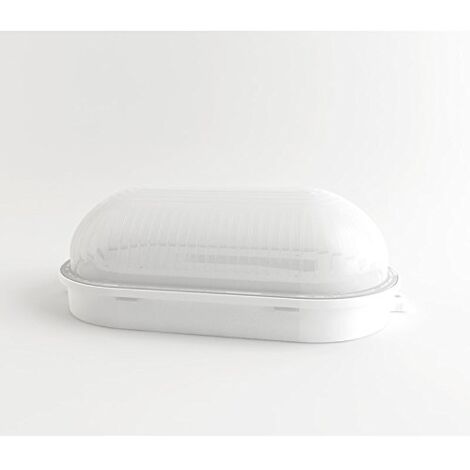 Oval LED luz de techo 12W 1320lm 120° impermeable IP65 210mmx105mm - blanco natural 4000K (1/3)