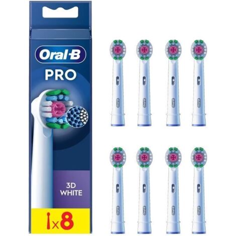Oral-b - cabezales de recambio oral-b 3d white refill xf 8ct - 8006540894620 - 8006540894620