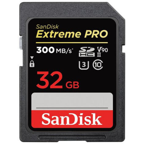 Carte mémoire SDHC SanDisk Extreme PRO UHS II 32 Go