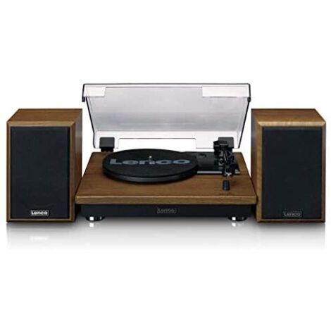 Lenco LS-100WD tocadisco Tocadiscos de tracción por correa Negro, Roble Automático (1/5)