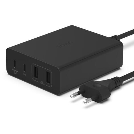 Belkin BOOST Charge Cha.108W GaN 2xUSB-C/2xUSB-A 2m WCH010vfBK (1/4)