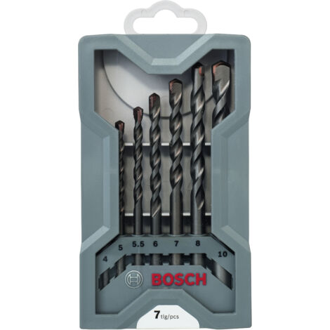Broca CYL-3 piedra hormigón: set X-Pro 7 uds BOSCH 2607017083