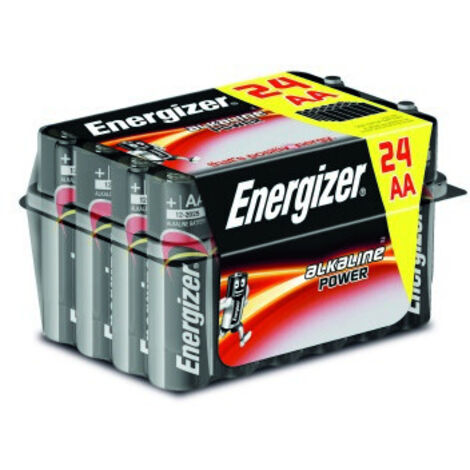 Energizer - Max, Pack de 18+6 Pilas AA 1,5V, Más Potencia y Larga duración para Uso Cotidiano, sin sulfataciones y mantiene carga 10 años