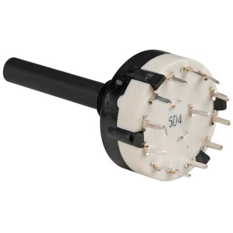 INTERRUPTOR ROTATIVO 1P / 12 POSICIONES PARA CIRCUITO IMPRESO (1/4)