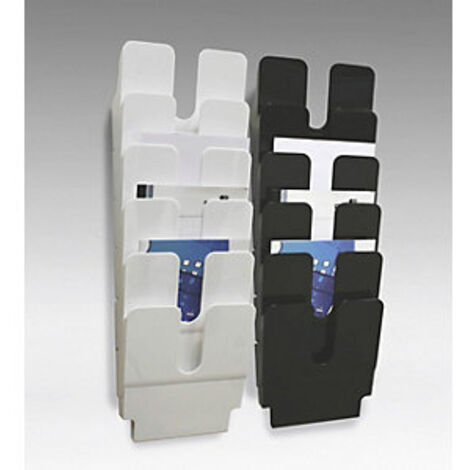 Expositor de folletos de pared 6 para DIN A4 formato vertical