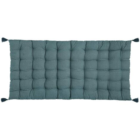 Colchoneta «Otto» azul cerceta 60 x 120 cm - Atmosphera créateur d'intérieur