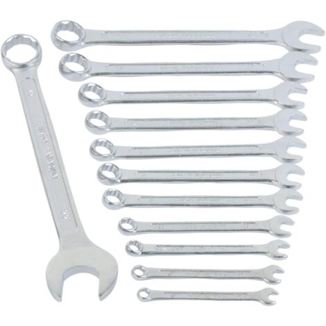 Llave Combinada de Boca y Estrella, 6-22mm, Juego de 12 - Mannesmann M130-12
