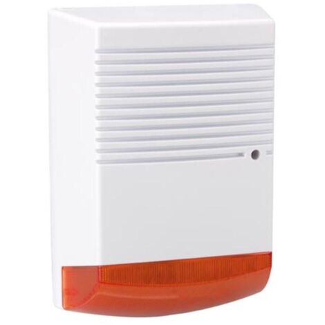 SIRENA DE ALARMA FALSA CON LED INTERMITENTE