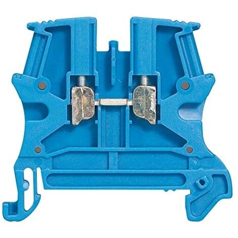 Abrazadera Legrand 6mmq conexión DIN color azul 037102